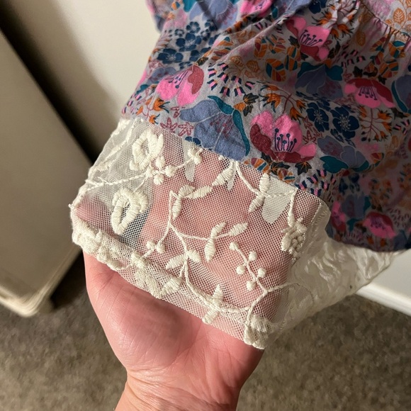 Matilda Jane Sew Perfect Floral Peasant Blouse Sz XXL 2X Large - Picture 6 of 9